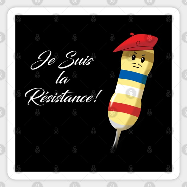 I am the resistance! Sticker by JAC3D